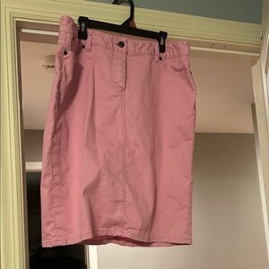 Talbots Pink Pencil Skirt